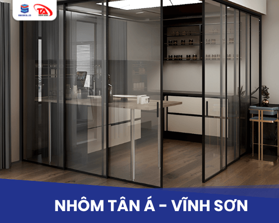 Vách ngăn nhôm kính giúp tối ưu không gian của bạn