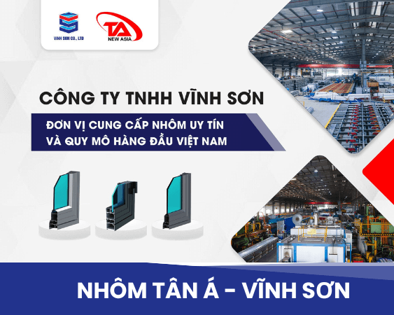 Công ty TNHH Vĩnh Sơn - Đơn vị cung cấp nhôm uy tín và quy mô hàng đầu Việt Nam