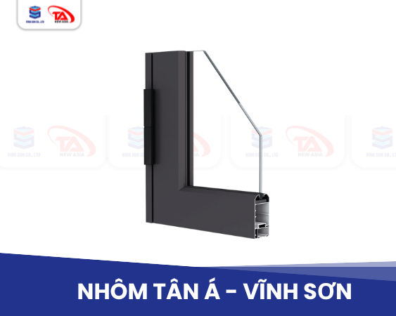 Nhôm hệ vát cạnh 55